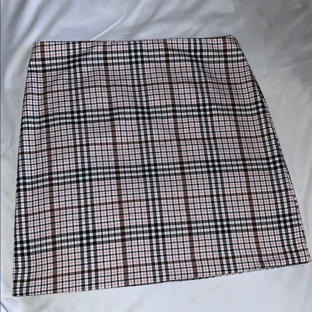 GB Girls Black and White Pencil Mini Skirt